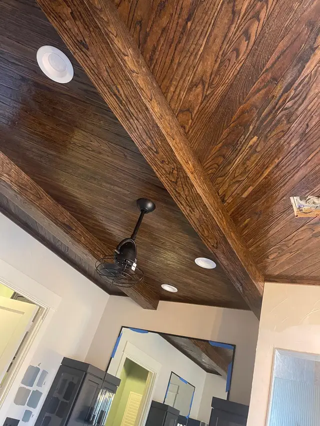 Beamed Ceiling Detail — DFW by JCL Painting LLC